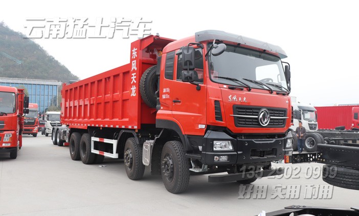 東風天龍KC,DFH3310,東風重型自卸車,16噸自卸貨車,礦山專用車,東風后八輪,8*4自卸車出口