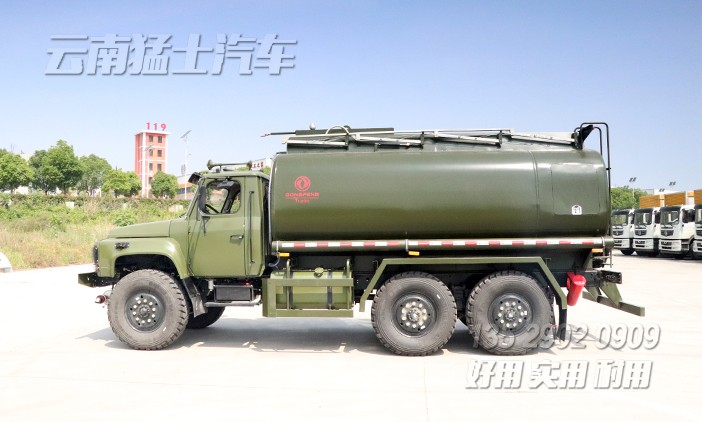 東風六驅(qū)加運油車,10方加油車,尖頭加油車,EQ2100改裝,加油車銷售,多功能罐式運輸車