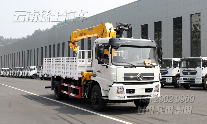 徐工10噸隨車(chē)吊,隨車(chē)吊改裝廠家,四節(jié)臂直臂吊,東風(fēng)底盤(pán)隨車(chē)吊,SQ10SK3Q隨車(chē)起重運(yùn)輸車(chē),10噸四節(jié)臂吊機(jī)