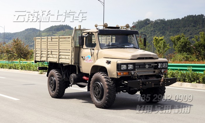 4*4尖頭駕駛室,東風(fēng)長頭2.5噸,越野長途卡車,絞盤出口越野車,越野載貨卡車