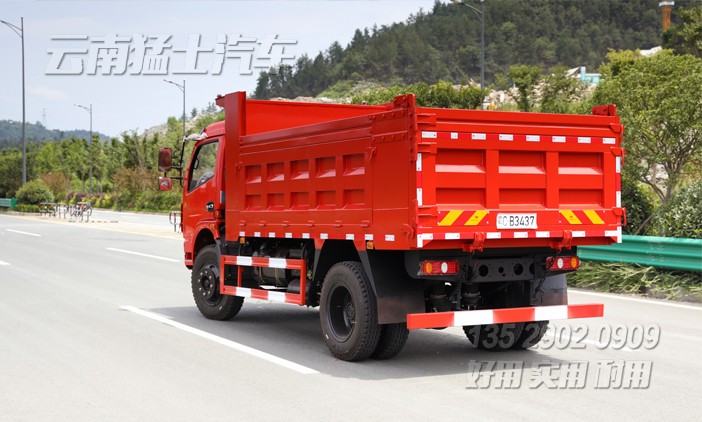 5噸自卸車,東風(fēng)輕卡自卸,出口專供卡車,東風(fēng)單排4*2,輕型自卸貨車